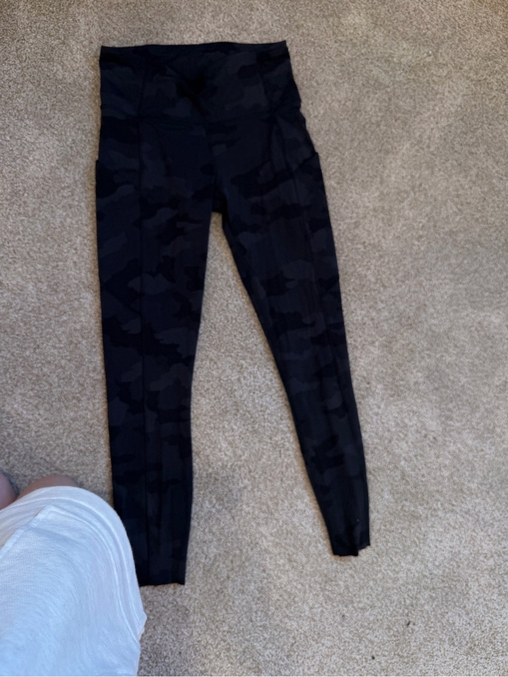 lululemon athletica Black Camo Leggings